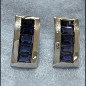 Sterling Silver and Amethyst Earrings